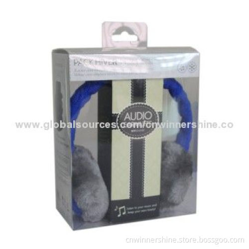 Ear Muff with Over Head Winter Knitted Audio Ear Muff Headphone 20Hz to 20kHz